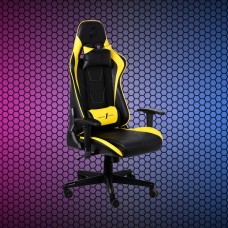 Игровое компьютерное кресло 1stPlayer FK2, Black/­Yellow